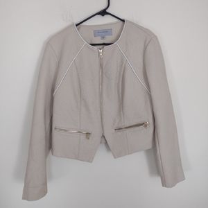 Marc New York Andrew Marc Croc faux leather moto jacket Size Large
